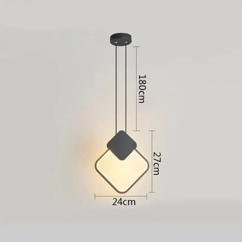 White Ring Pendant Lamp