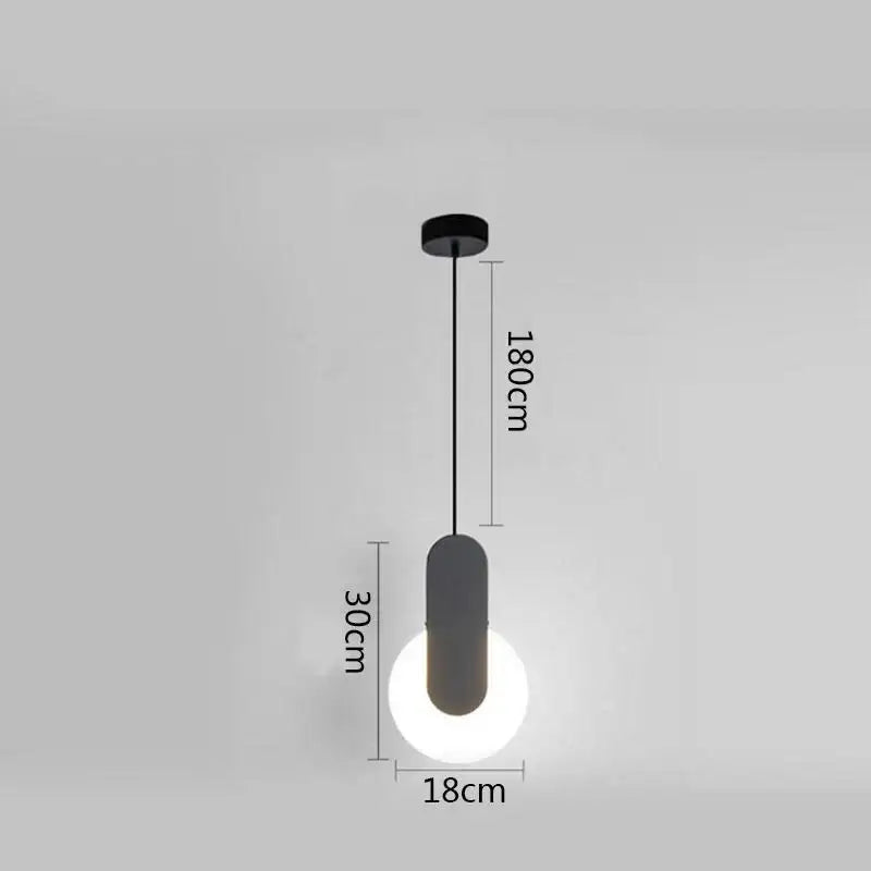 White Ring Pendant Lamp