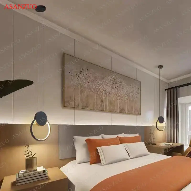 White Ring Pendant Lamp