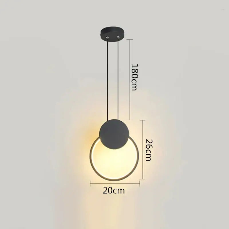 White Ring Pendant Lamp