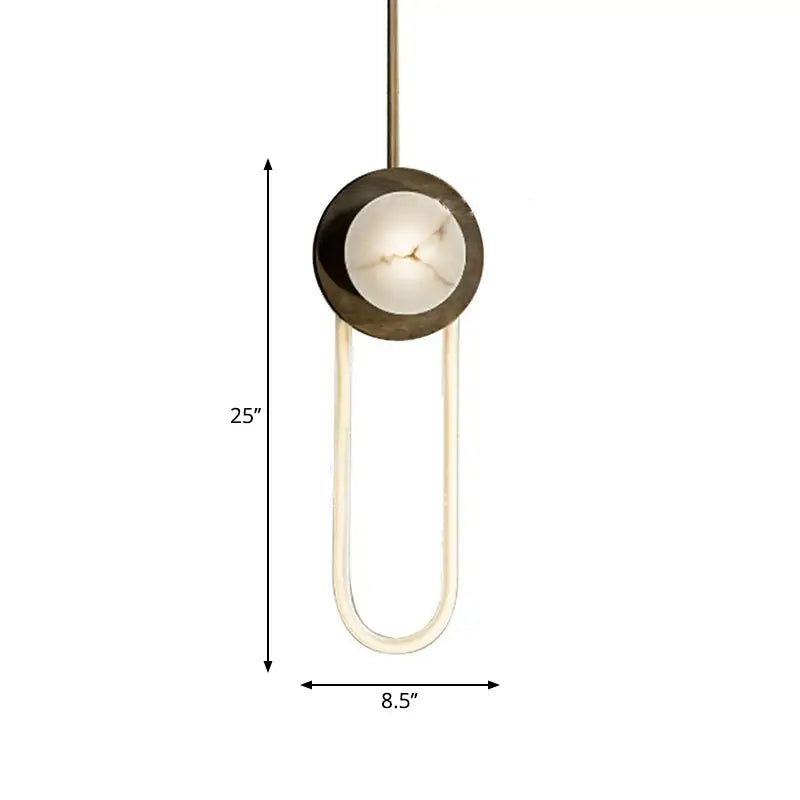 Bronze Oval Wall Lamp