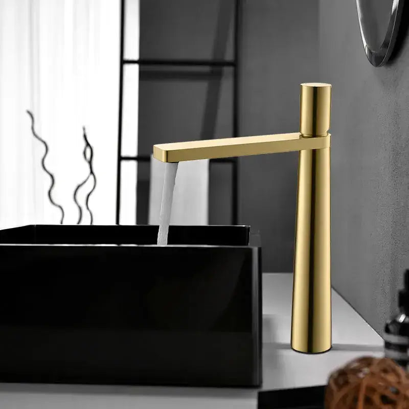 Gold Basin Faucet Mixer Tap
