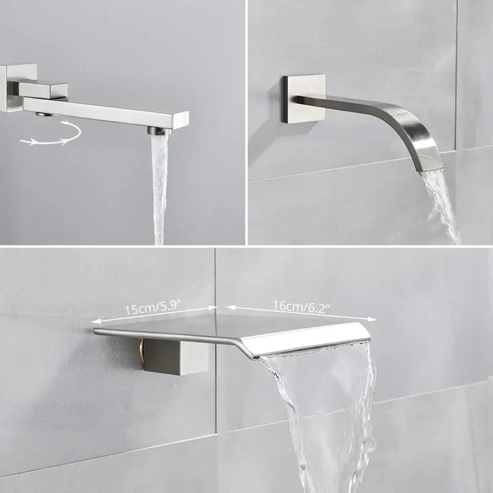 Brushed Nickel Shower System