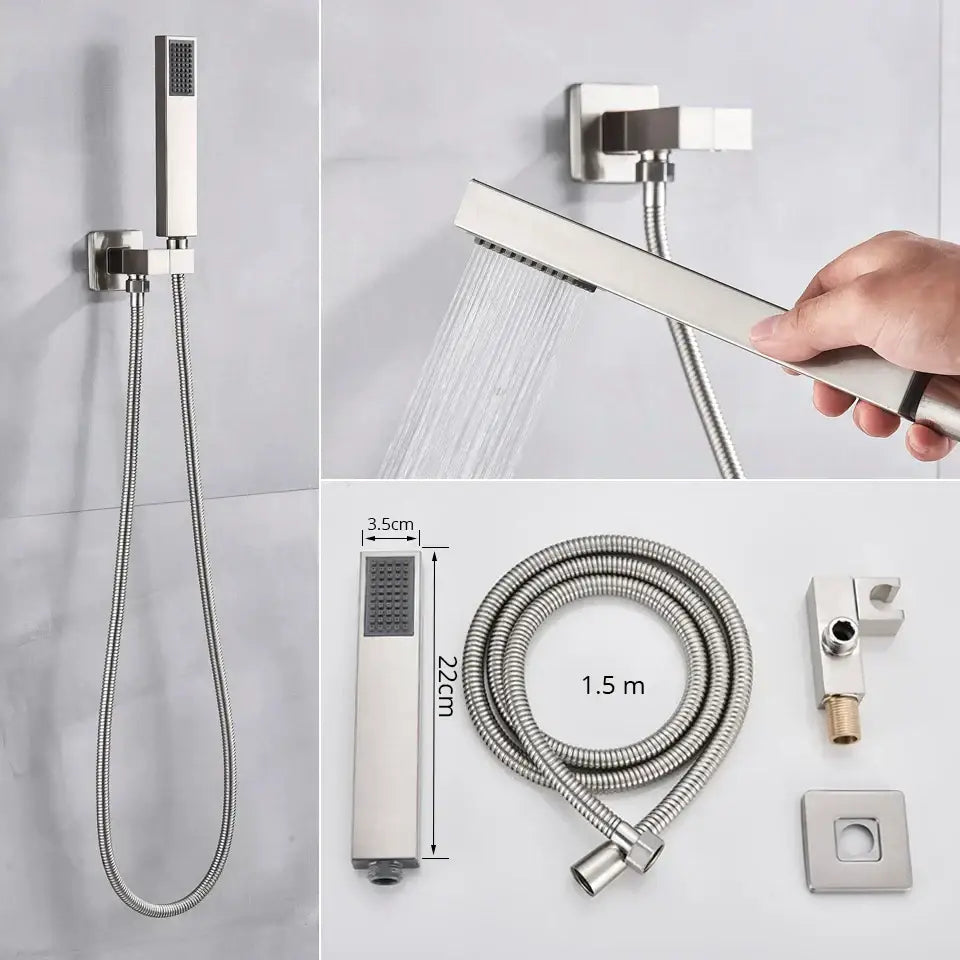 Brushed Nickel Shower System
