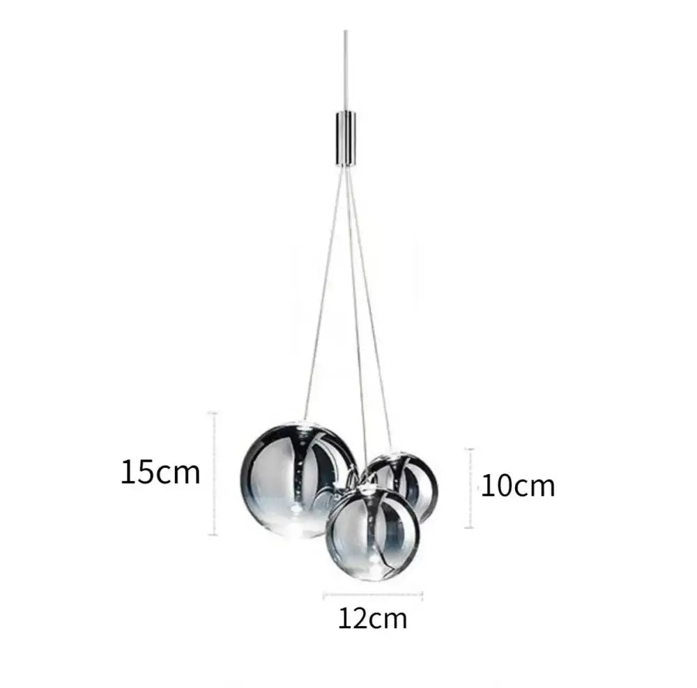 Clear Glass Ball Pendant