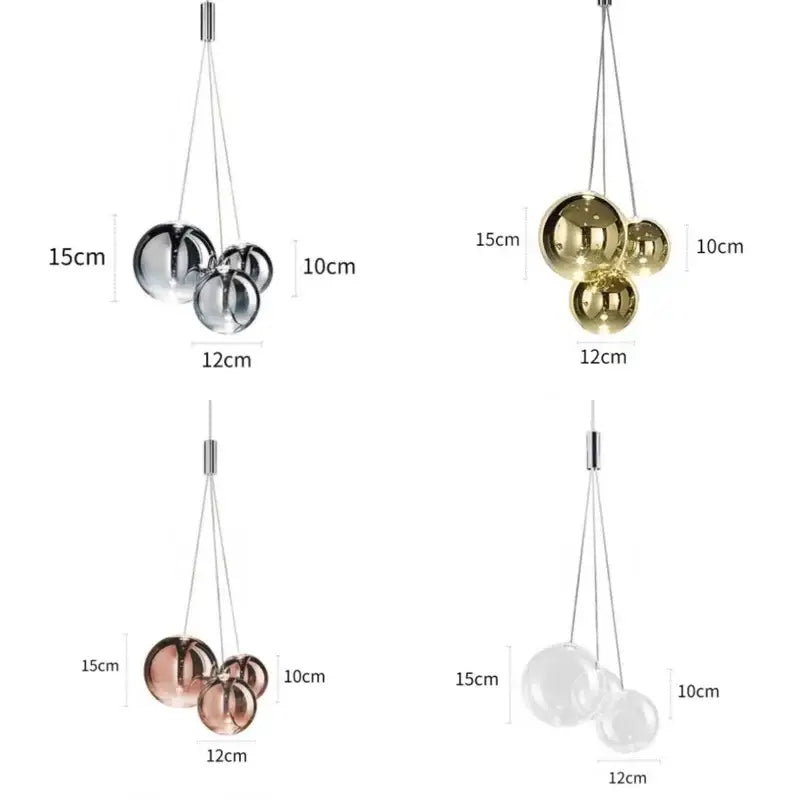 Clear Glass Ball Pendant