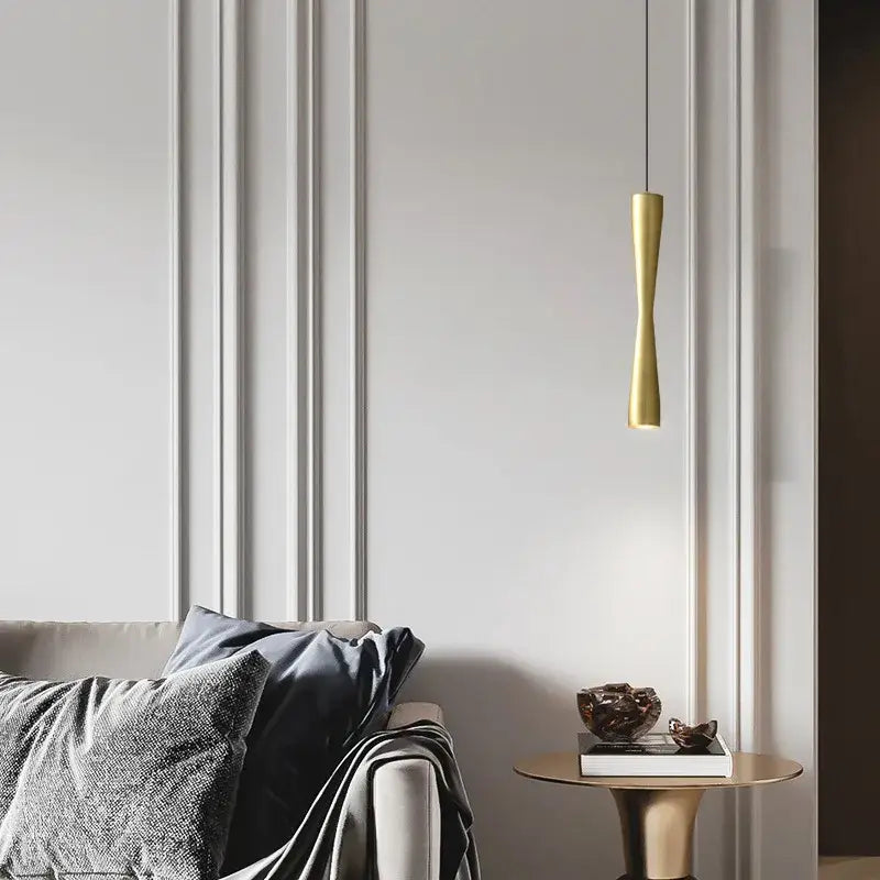 Copper Black Pendant Light