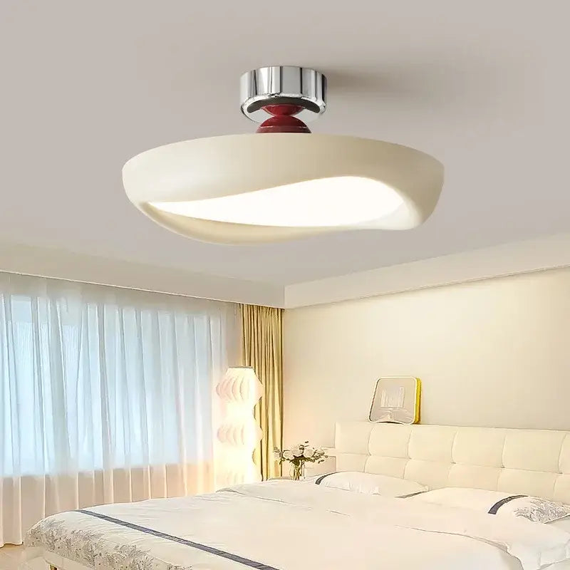 Cream LED Ceiling Light with Tricolor Option