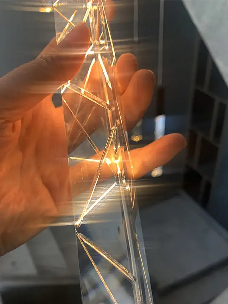 Crystal Chrome LED Chandelier
