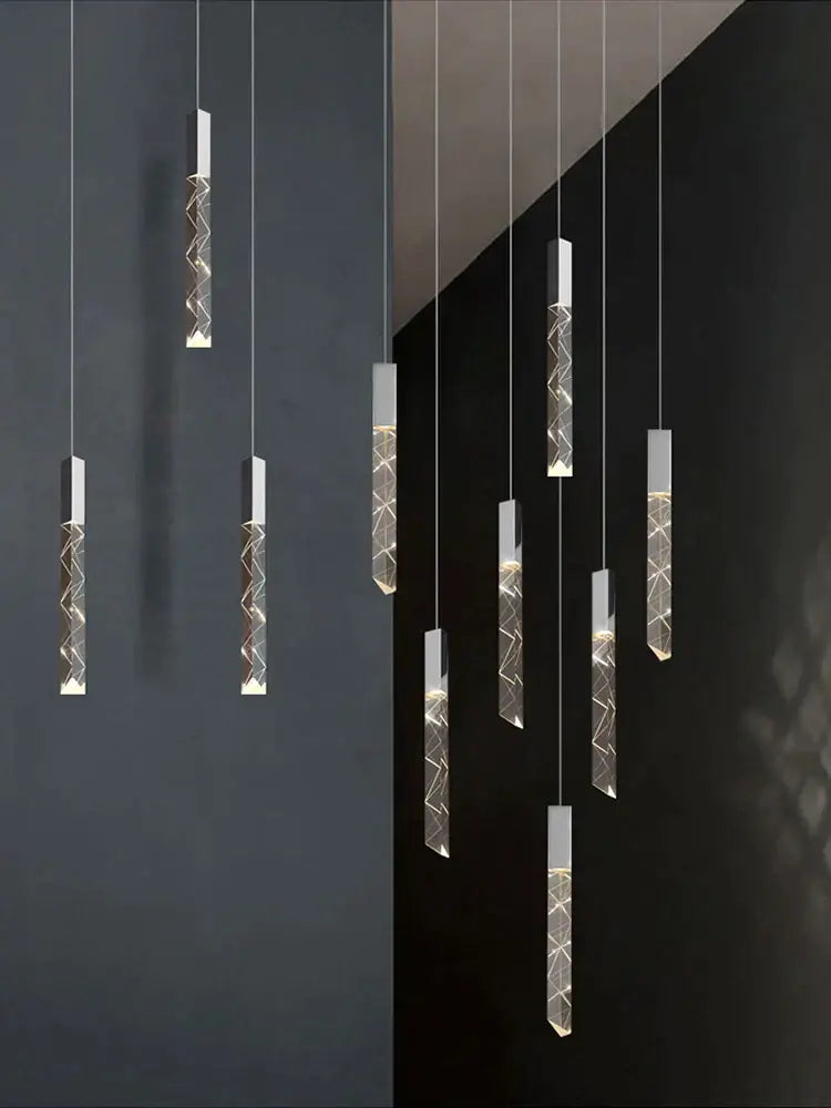 Crystal Chrome LED Chandelier