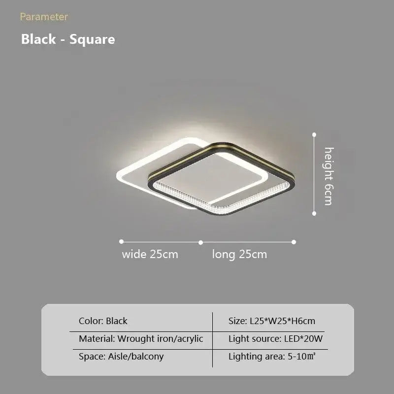 Crystal LED Ceiling Light For Entrance Areas