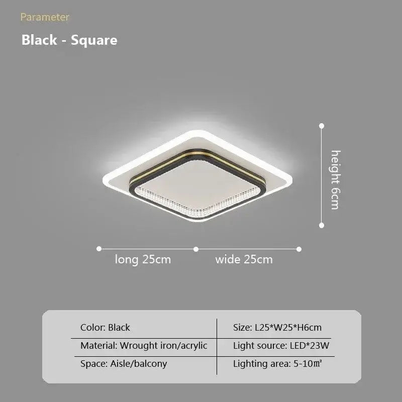Crystal LED Ceiling Light For Entrance Areas
