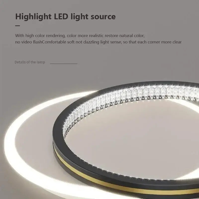Crystal LED Ceiling Light For Entrance Areas