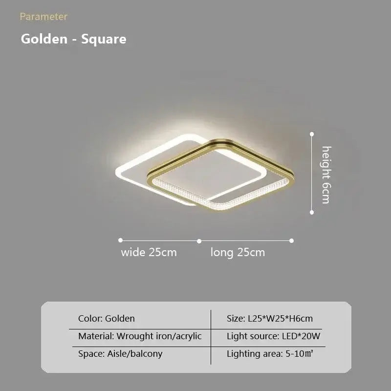 Crystal LED Ceiling Light For Entrance Areas