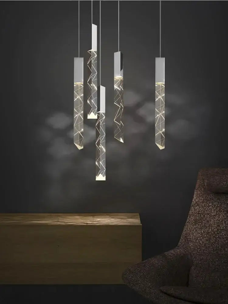 Crystal LED 36-Head Living Room Pendant Light