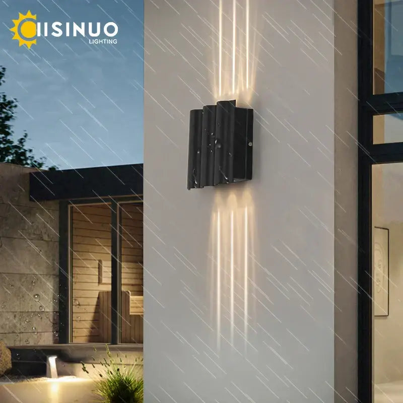 Black Outdoor Sconce Light