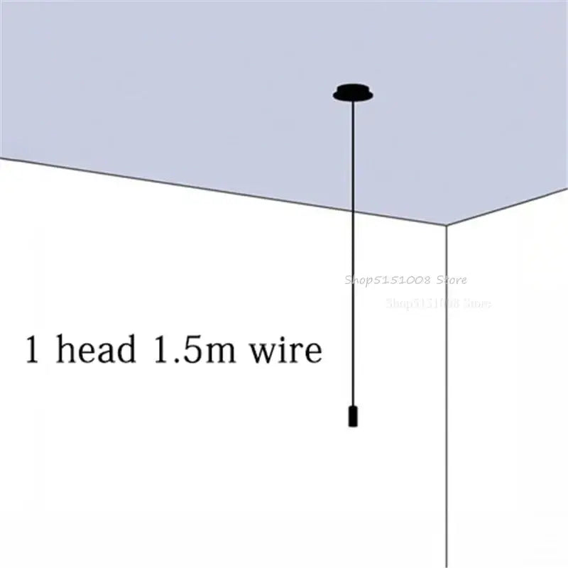 Black Rope Pendant Lamp