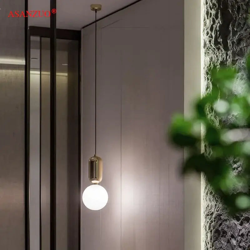 Black Gold Pendant Lamp