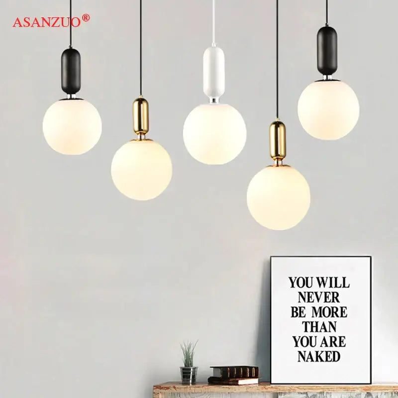 Black Gold Pendant Lamp