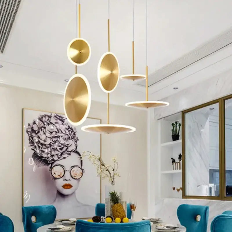 Gold Kitchen LED Pendant
