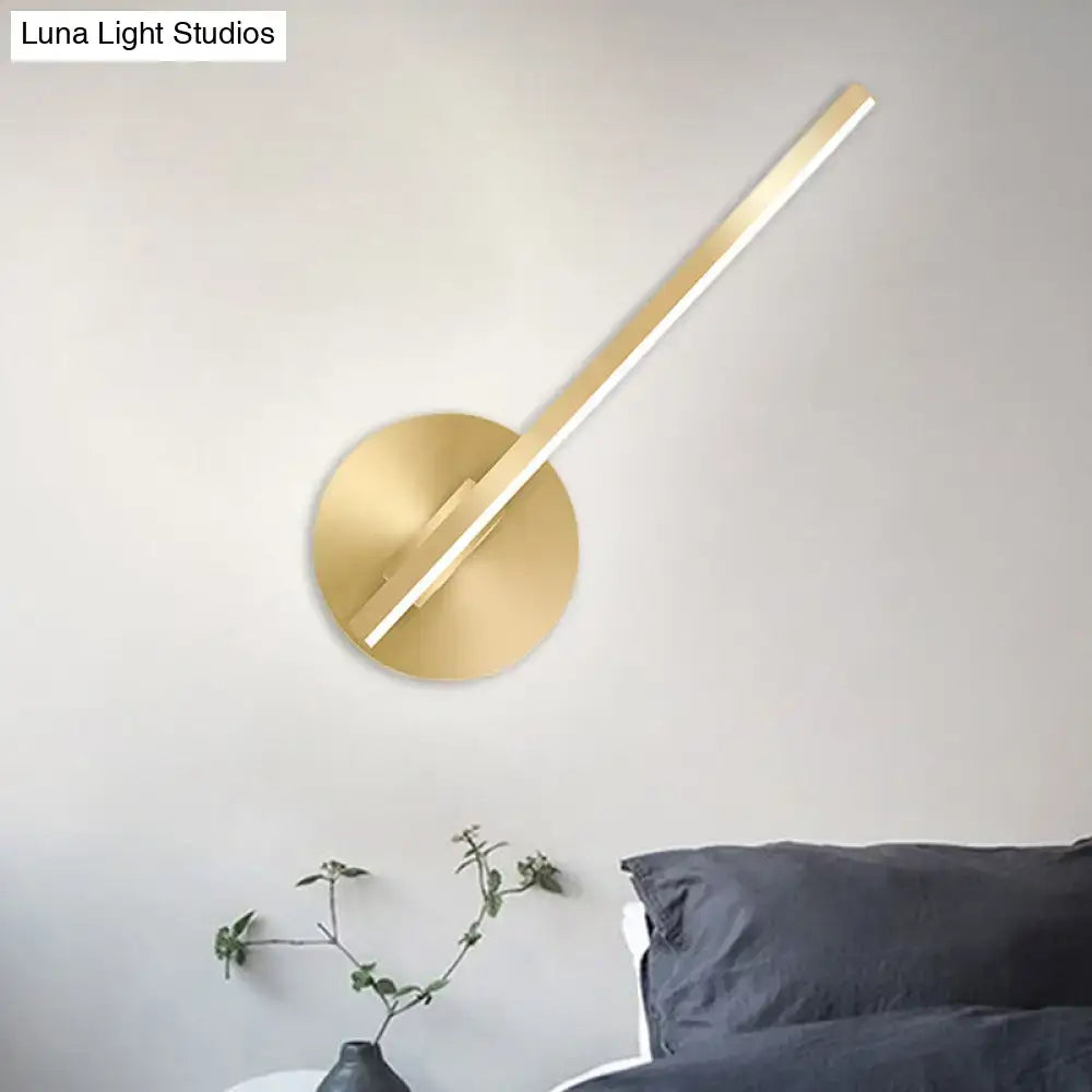 Gold Tube Wall Sconce