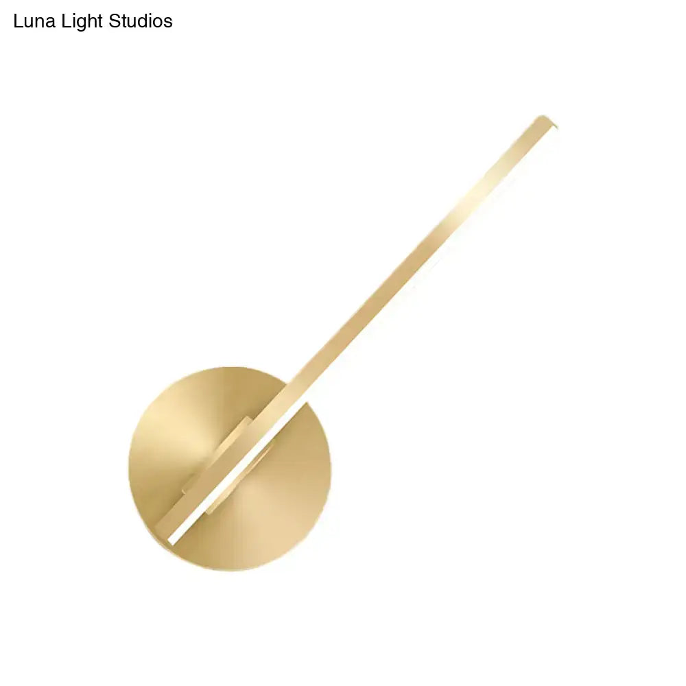 Gold Tube Wall Sconce