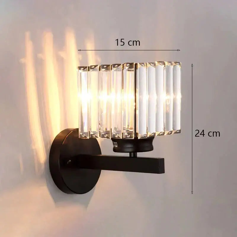 Gold Crystal Wall Lamp