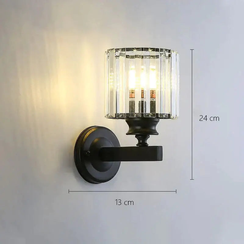 Gold Crystal Wall Lamp