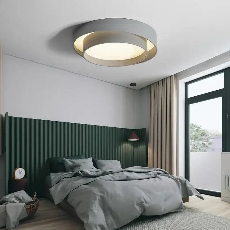 White Black Ceiling Light