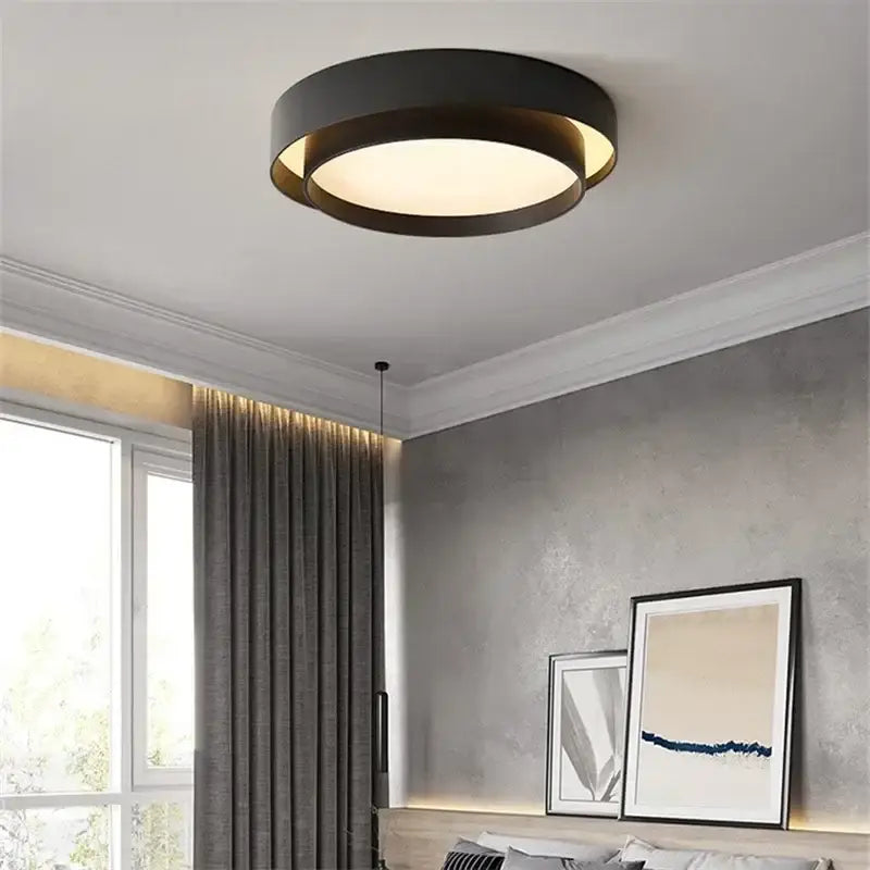 White Black Ceiling Light