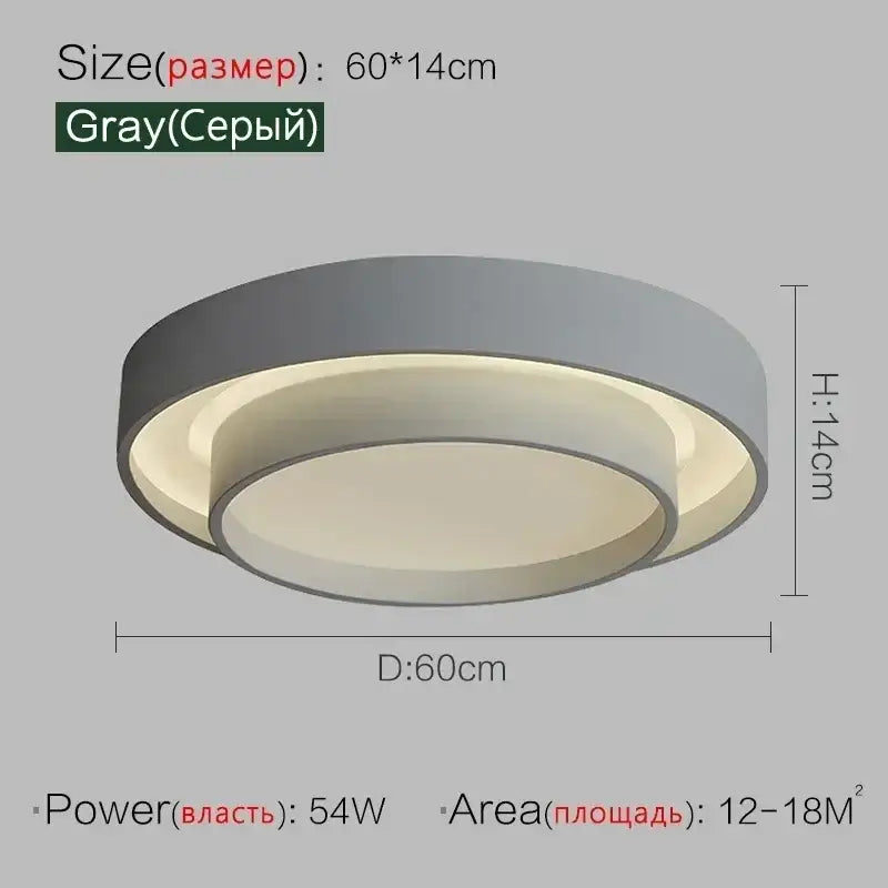 White Black Ceiling Light