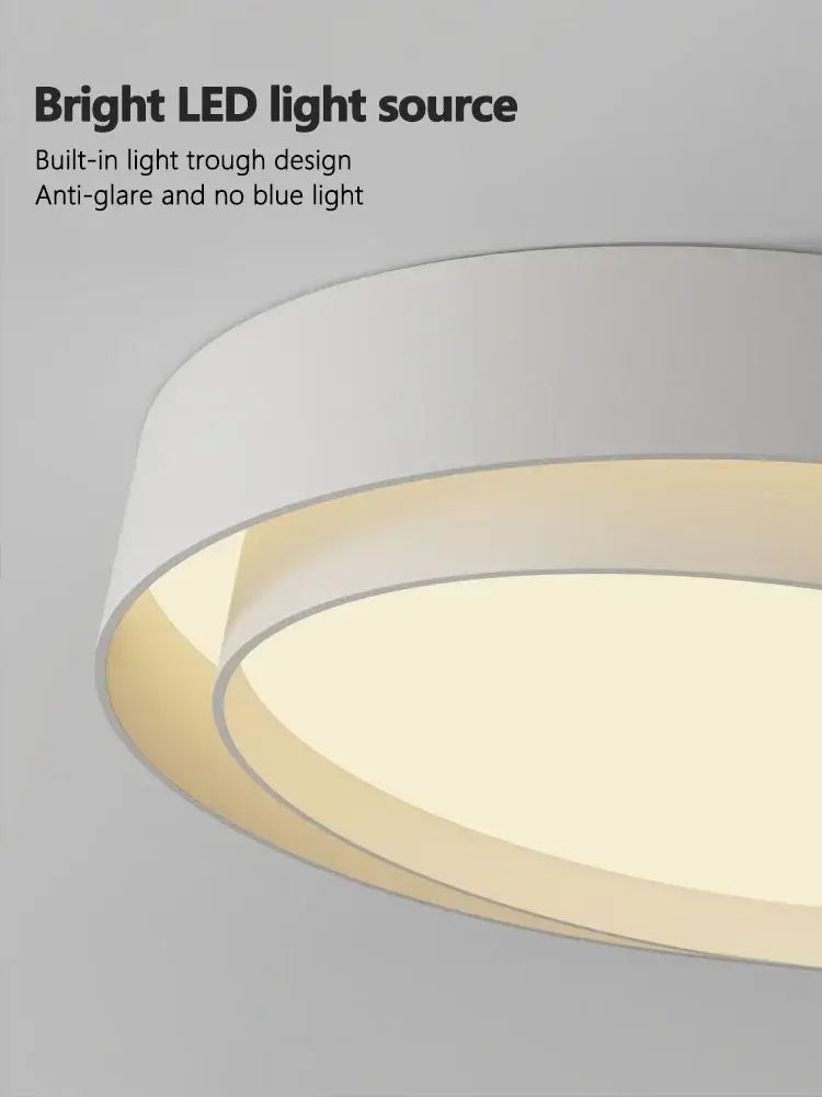 White Black Ceiling Light