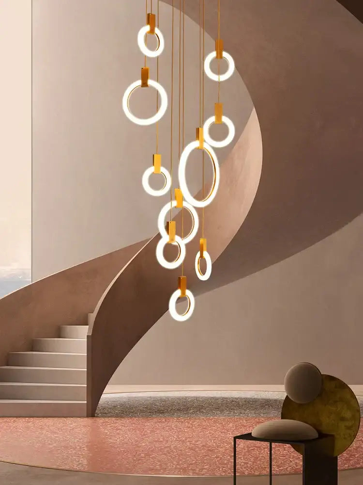 Wooden LED Staircase Lights