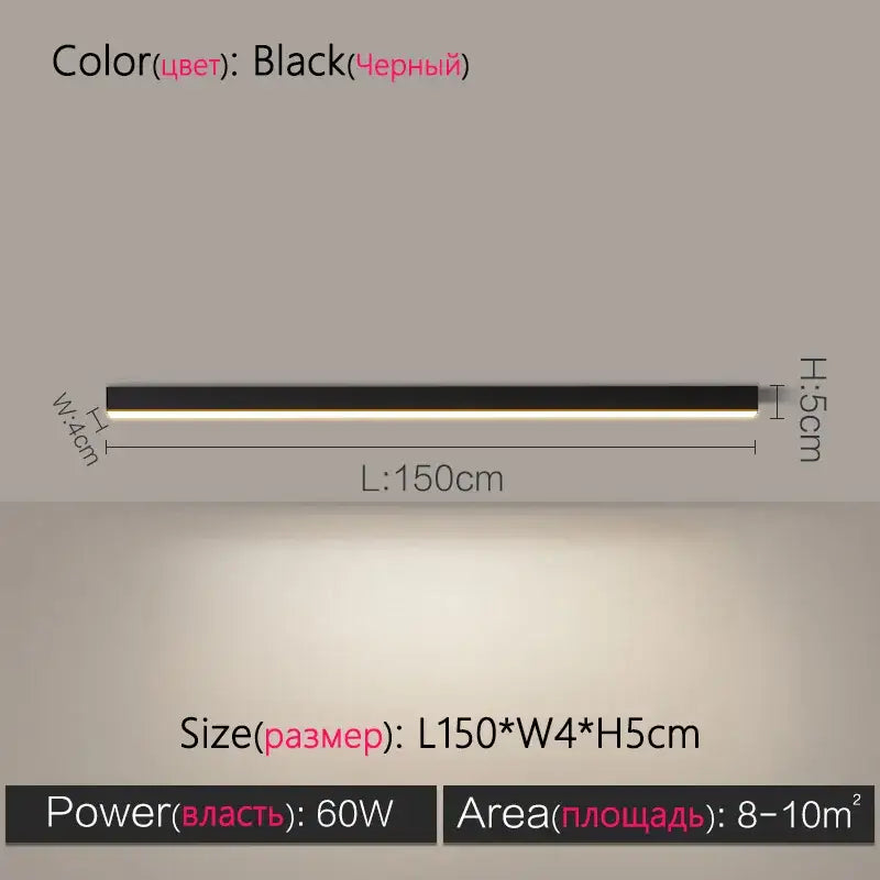 White Linear LED Lamp