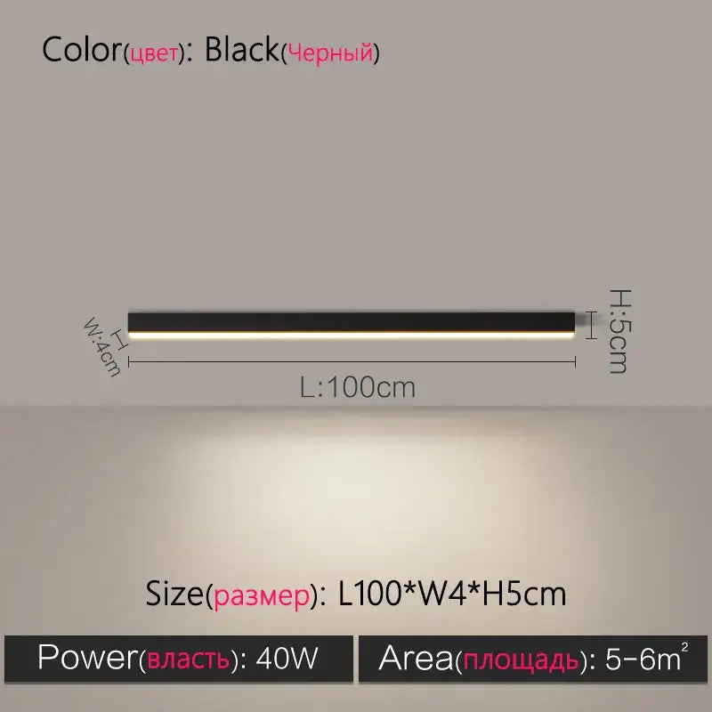 White Linear LED Lamp