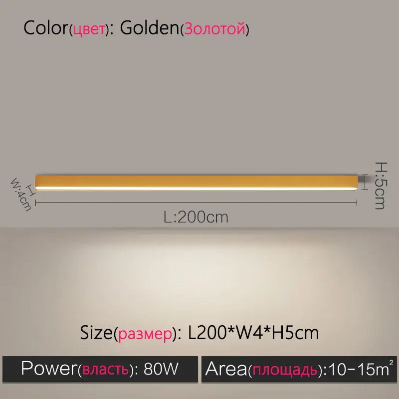White Linear LED Lamp