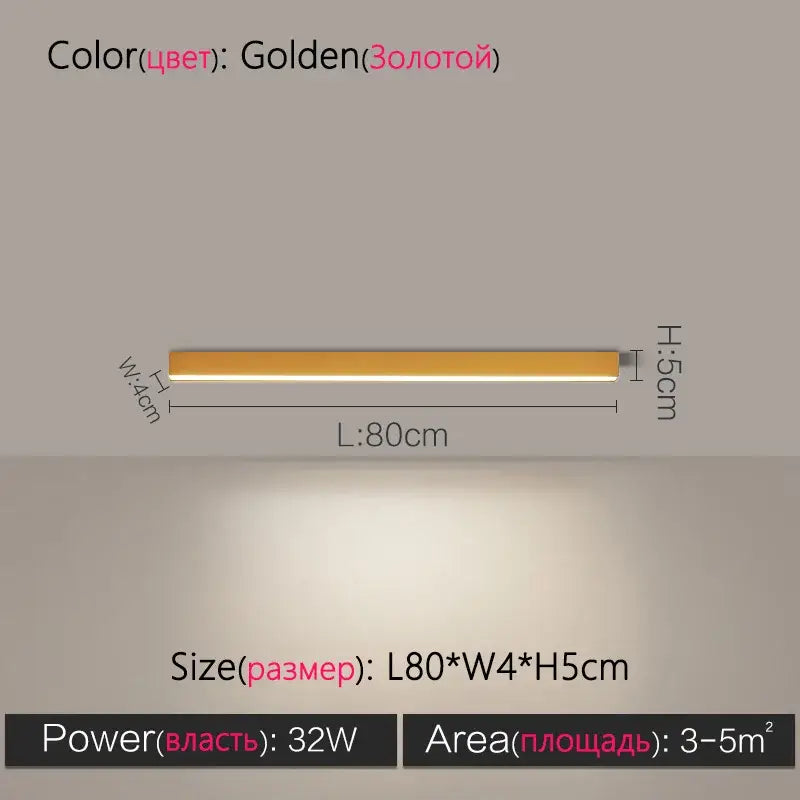 White Linear LED Lamp