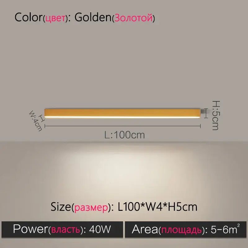 White Linear LED Lamp
