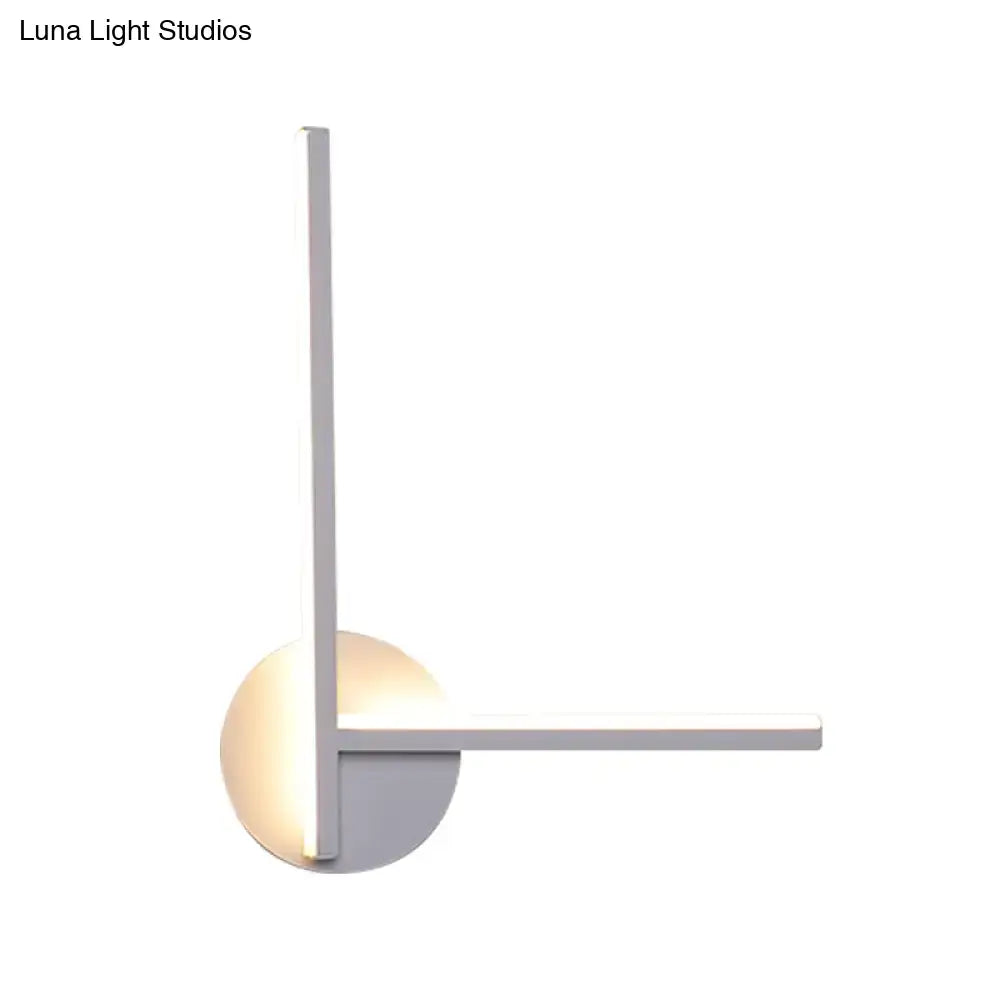 Black Linear Wall Light Acrylic Dual-Temp