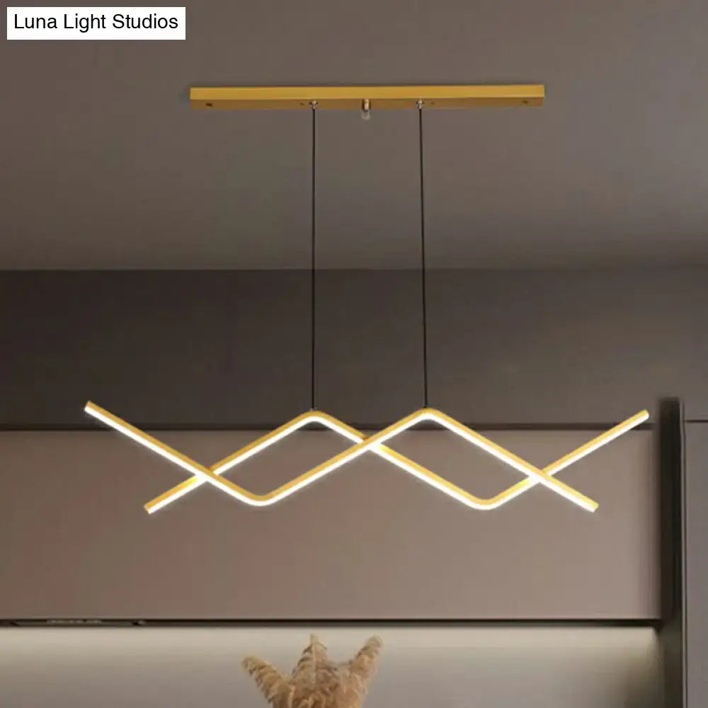 Metal Line Island Light