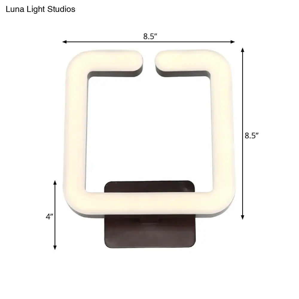 Off-White LED Wall Sconce