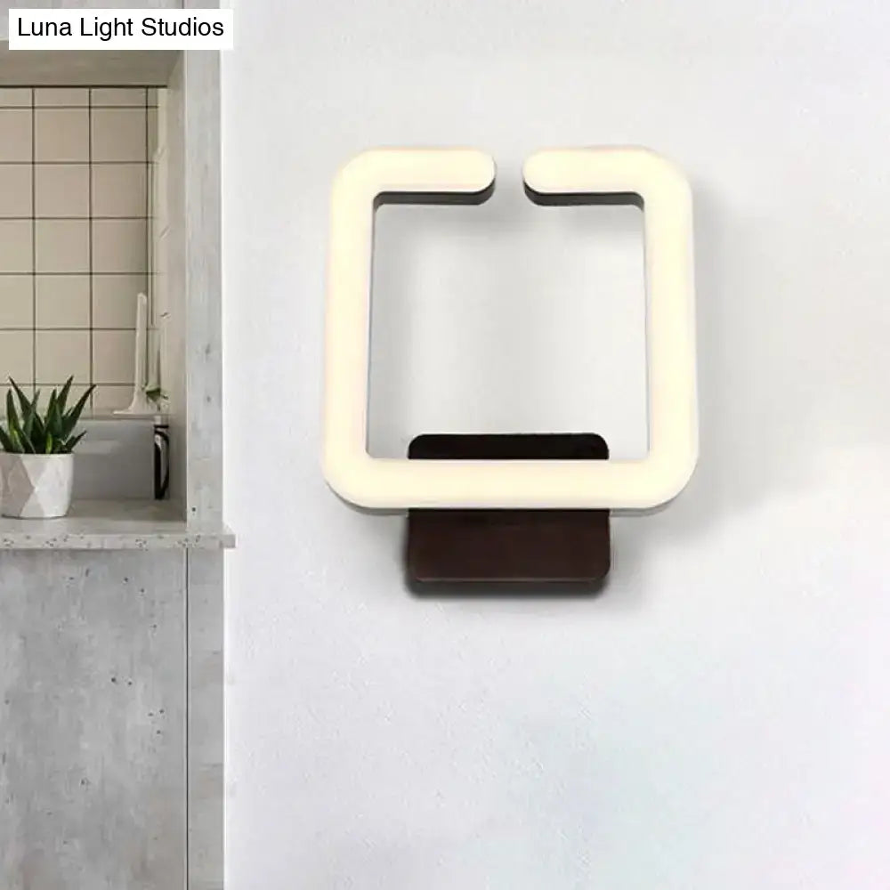 Off-White LED Wall Sconce