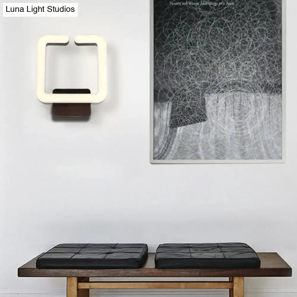 Off-White LED Wall Sconce