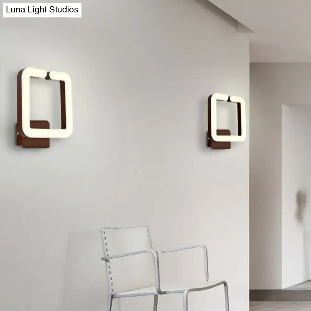 Off-White LED Wall Sconce