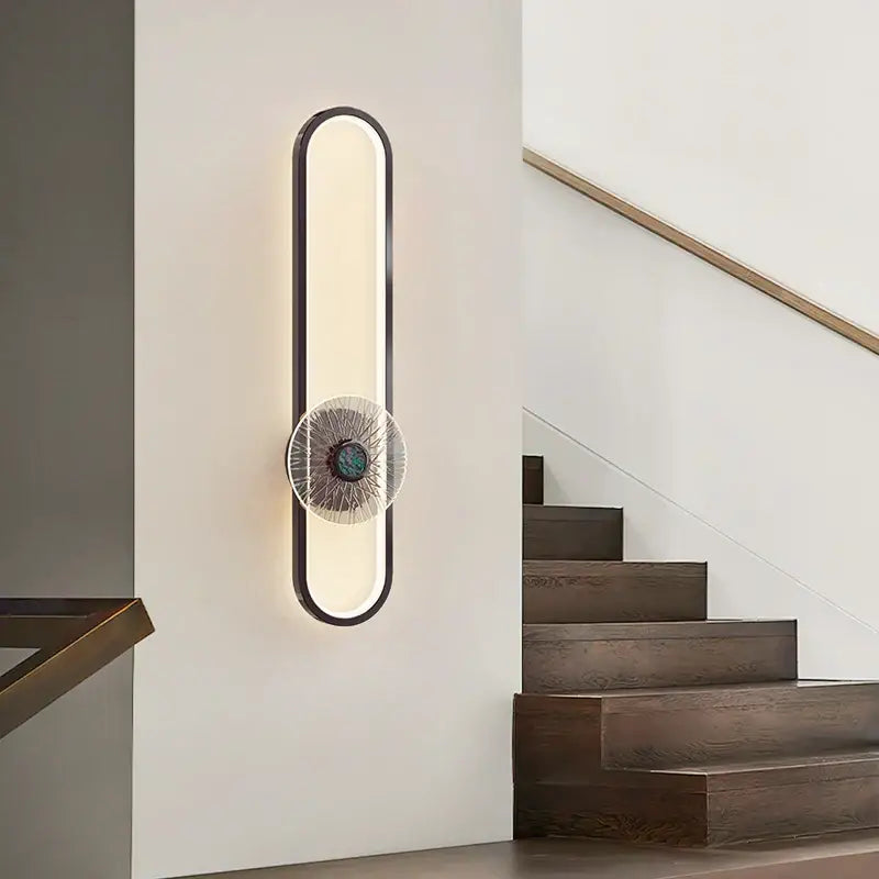 Silver LED Wall Light
