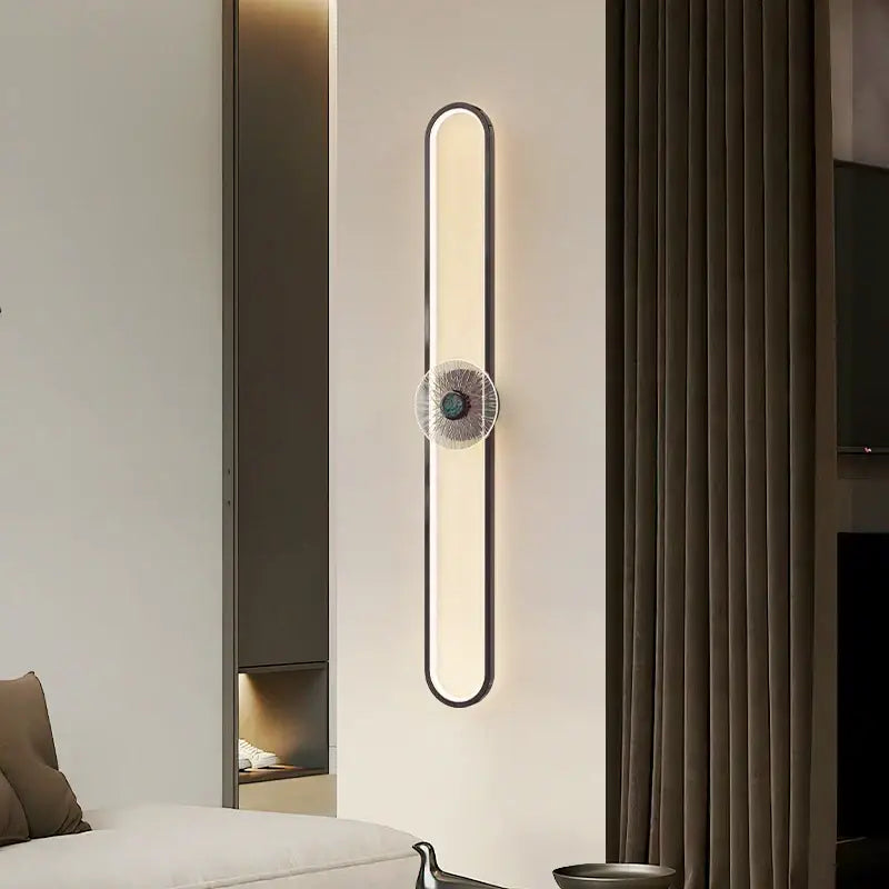 Silver LED Wall Light