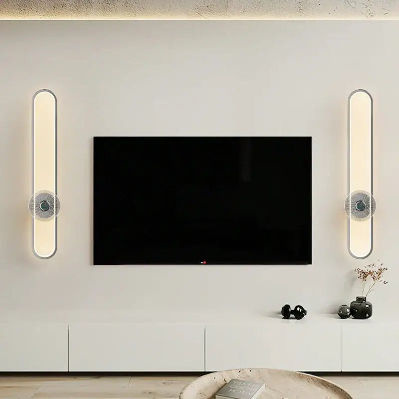 Silver LED Wall Light
