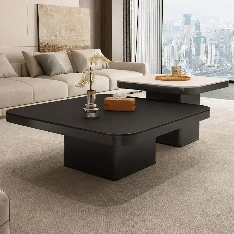 Black Square Coffee Table