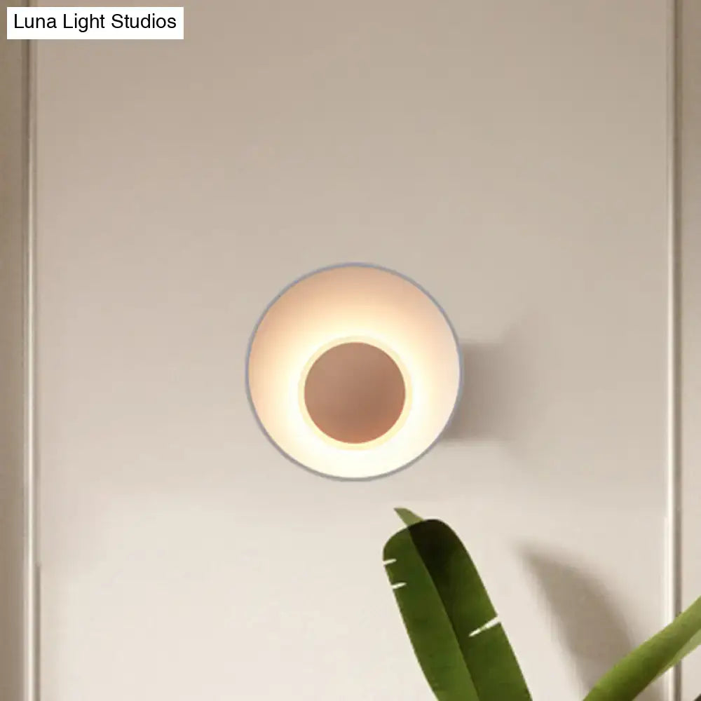 Black LED Industrial Drawing Room Sconce
