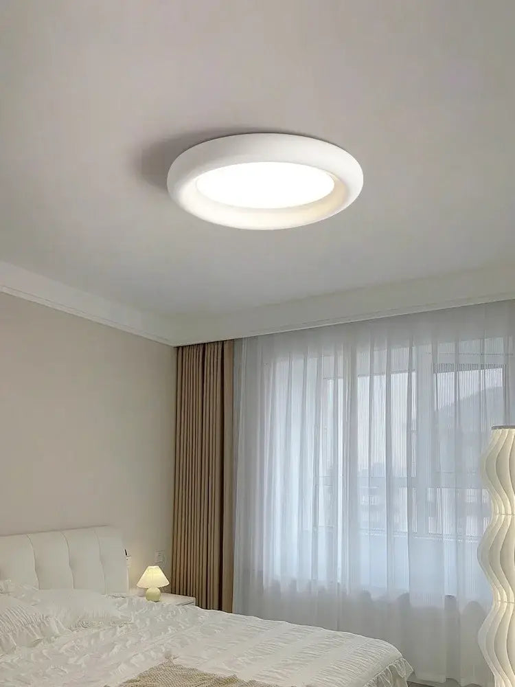 White Cream LED Ceiling Lamp